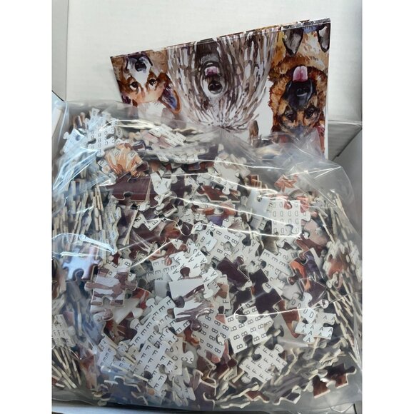 Rechiato Dogs Faces Collage 1000-Piece Jigsaw Puzzle 70cmx50cm For Ages 14+ - Picture 3 of 3